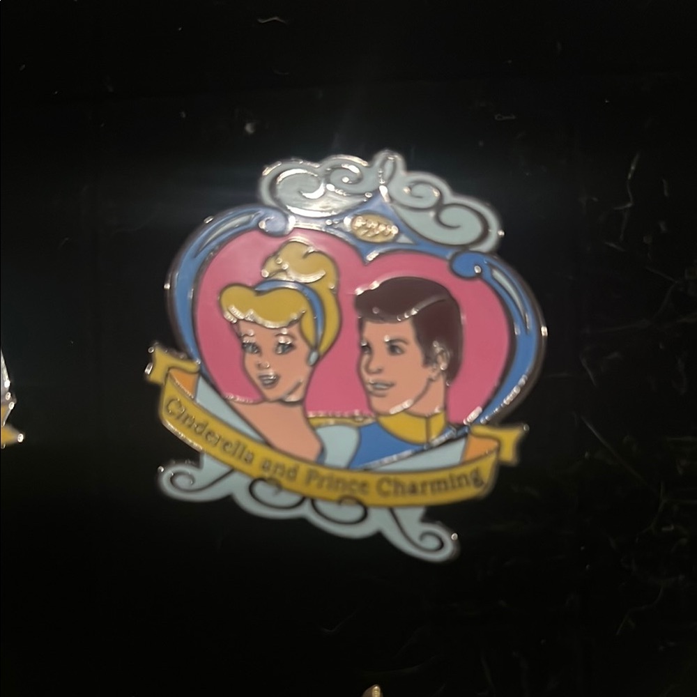 Disney Cinderella And Prince Charming Pin Trading Vintage